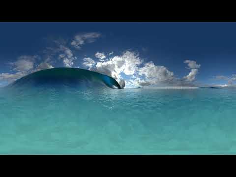 Virtual Surfing 360 Virtual Reality Video - look around in the tube