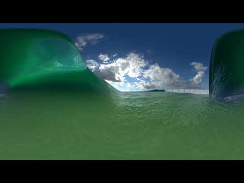 Virtual Surfing 360 Virtual Reality Video - look around in the tube