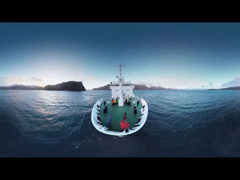 The first Antarctic Biennale 360 4K video