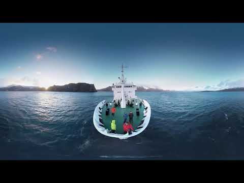 The first Antarctic Biennale 360 4K video