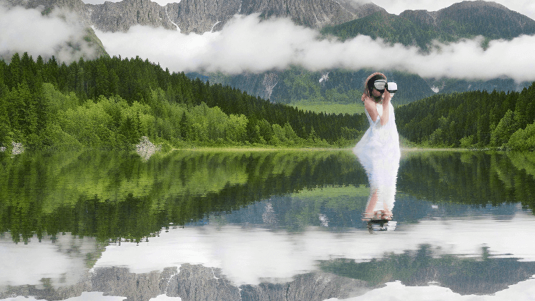 走进VR仙境：360°探索美女世界的奇妙旅程