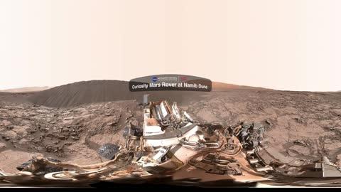 【360° VR】NASA的好奇号火星探测器在纳米布沙丘 超清 4K图 【360° VR】NASA的好奇号火星探测器在纳米布沙丘 超清 4K图
