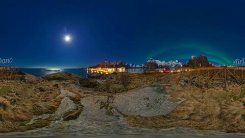【360° VR】挪威的北极光,12К视频 超清 4K【元宇宙素材】图 【360° VR】挪威的北极光,12К视频 超清 4K【元宇宙素材】图