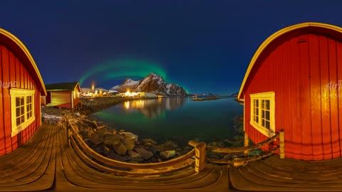 【360° VR】挪威的北极光,12К视频 超清 4K【元宇宙素材】图 【360° VR】挪威的北极光,12К视频 超清 4K【元宇宙素材】图