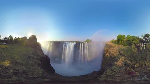 【360° VR】维多利亚瀑布。非洲最大的瀑布。 5K航拍视频 超清 4K【元宇宙素材】图 【360° VR】维多利亚瀑布。非洲最大的瀑布。 5K航拍视频 超清 4K【元宇宙素材】图
