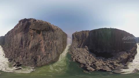 【360° VR】维多利亚瀑布，非洲明珠。5K英文航拍视频 超清 4K【元宇宙素材】图