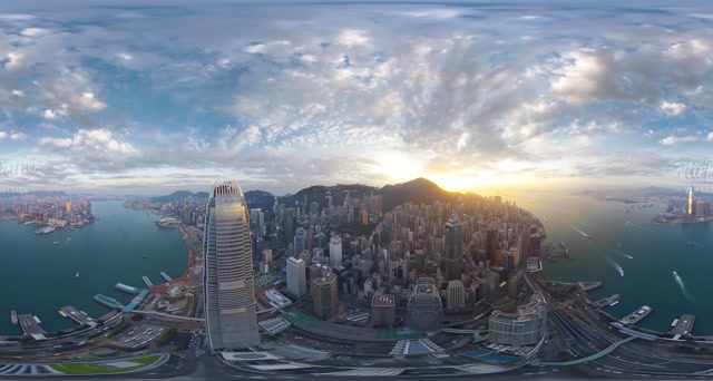 【360° VR】香港。摩天大楼之城。 4K航拍360度视频 超清 4K【元宇宙素材】图 【360° VR】香港。摩天大楼之城。 4K航拍360度视频 超清 4K【元宇宙素材】图